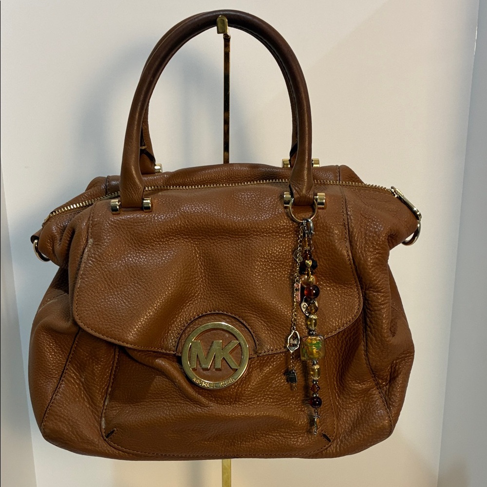 Michael Kors Tan Leather Satchel